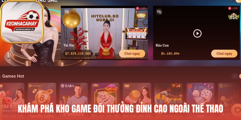 Kho game đổi thưởng Vin88 đa dạng hấp dẫn